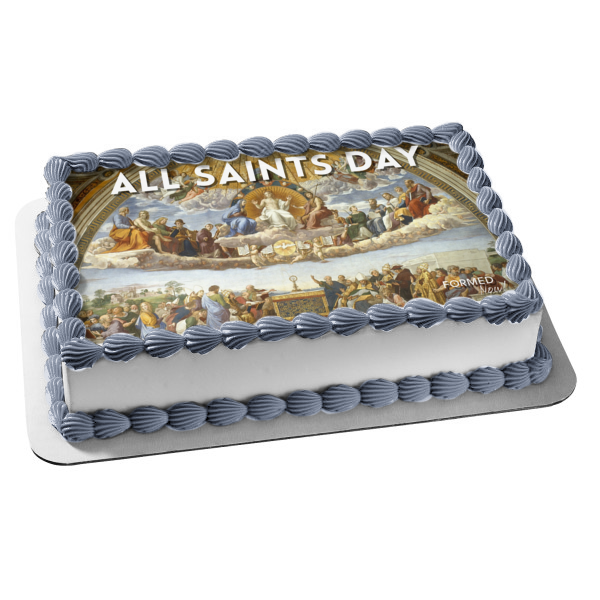 All Saints Day Edible Cake Topper Image ABPID54332