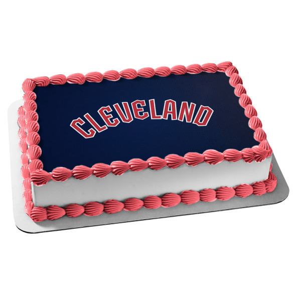 Cleveland Guardians Edible Cake Topper Image ABPID54366