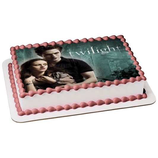 Twilight Bella Edward Edible Cake Topper Image ABPID54540