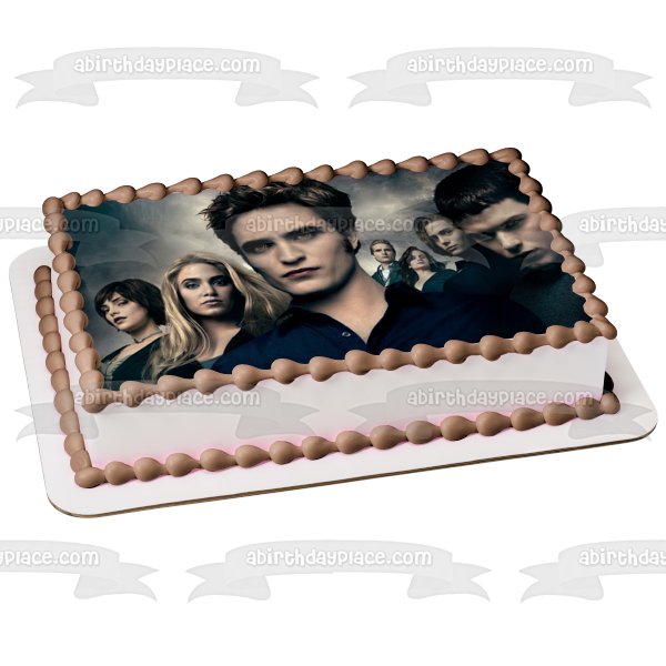 The Twilight Saga: Eclipse Edward Rosalie Alice Emmet Jasper Esme Carlisle Edible Cake Topper Image ABPID54567