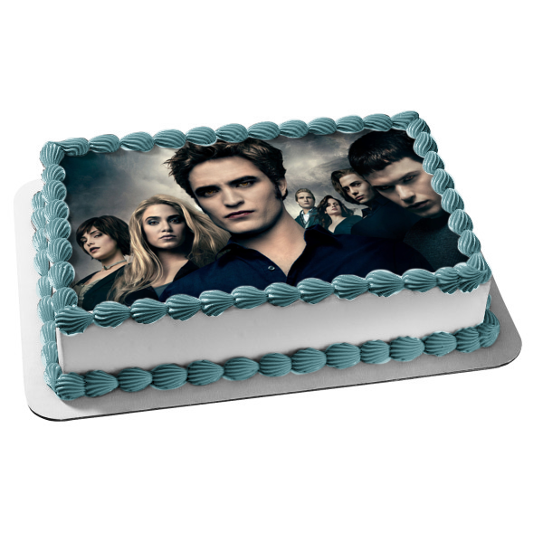 The Twilight Saga: Eclipse Edward Rosalie Alice Emmet Jasper Esme Carlisle Edible Cake Topper Image ABPID54567