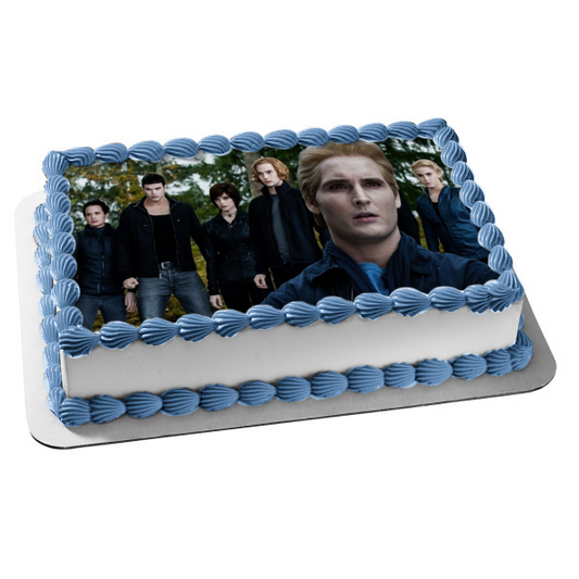 The Twilight Saga: Eclipse Carlisle Rosalie Jasper Alice Emmet Esme Edible Cake Topper Image ABPID54568