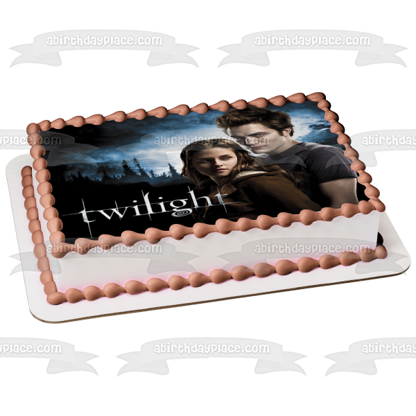 Imagen comestible para decoración de tarta de Edward Bella de Crepúsculo ABPID54545 