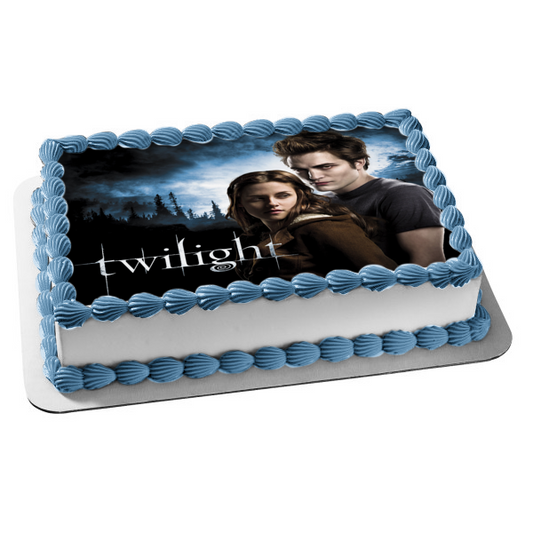 Twilight Edward Bella Edible Cake Topper Image ABPID54545