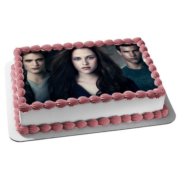 The Twilight Saga: Eclipse Edward Bella Jacob Edible Cake Topper Image ABPID54569