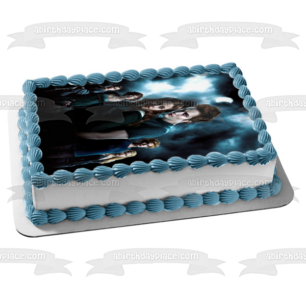 Twilight Bella Edward Alice Emmet Jasper Rosalie Edible Cake Topper Image ABPID54547