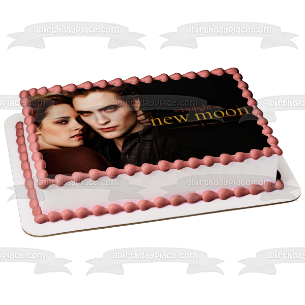 The Twilight Saga: New Moon Bella Edward Edible Cake Topper Image ABPID54549