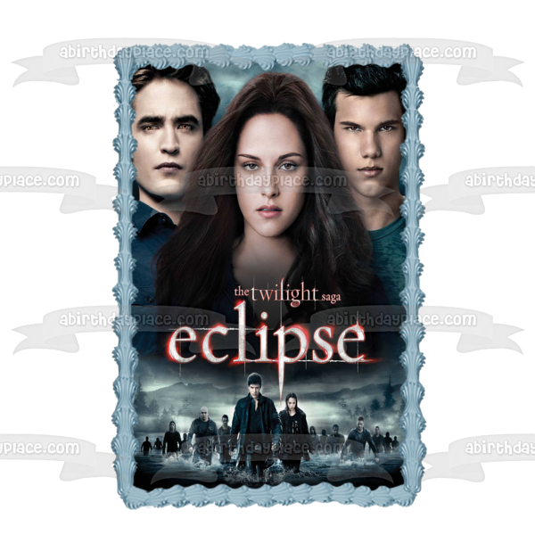 The Twilight Saga: Eclipse Bella Edward Jacob Emmet Edible Cake Topper Image ABPID54573