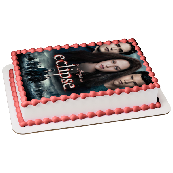 The Twilight Saga: Eclipse Bella Edward Jacob Emmet Edible Cake Topper Image ABPID54573