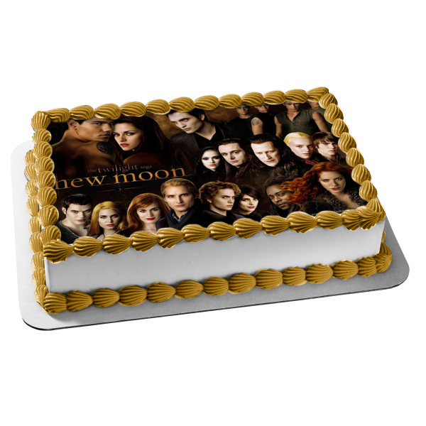 The Twilight Saga: New Moon Jacob Bella Edward Victoria Edible Cake Topper Image ABPID54553