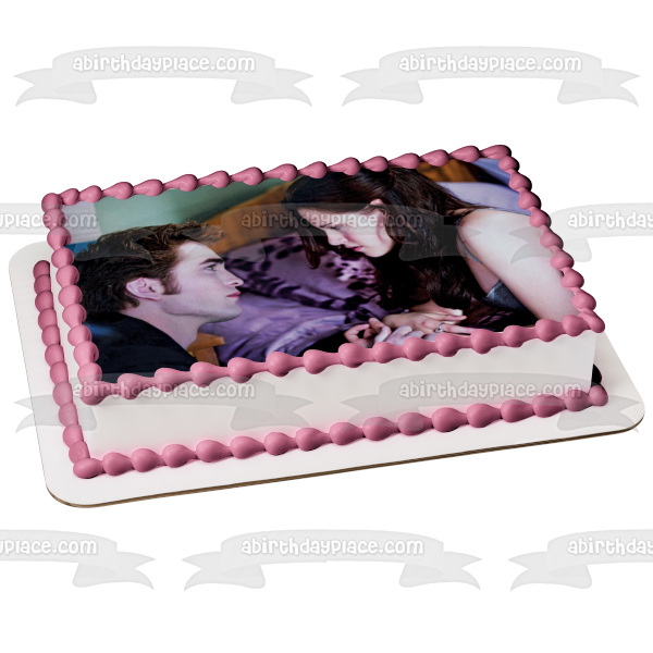 The Twilight Saga: New Moon Edward Bella Edible Cake Topper Image ABPID54556