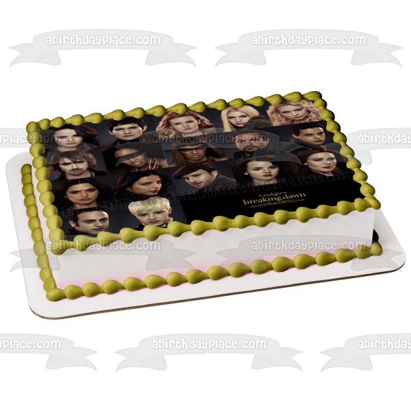 The Twilight Saga: Breaking Dawn Part 2 Vladimir Irina Benjamin Tia Zafrina Edible Cake Topper Image ABPID54578