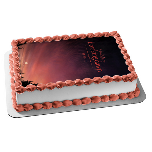 The Twilight Saga: Breaking Dawn Part 1 Edible Cake Topper Image ABPID54583