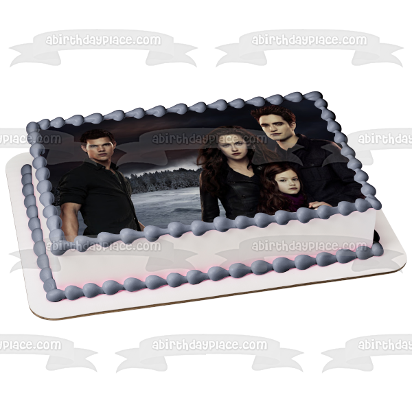 The Twilight Saga: Breaking Dawn Part 2 Jacob Bella Edward Renesme Edible Cake Topper Image ABPID54589