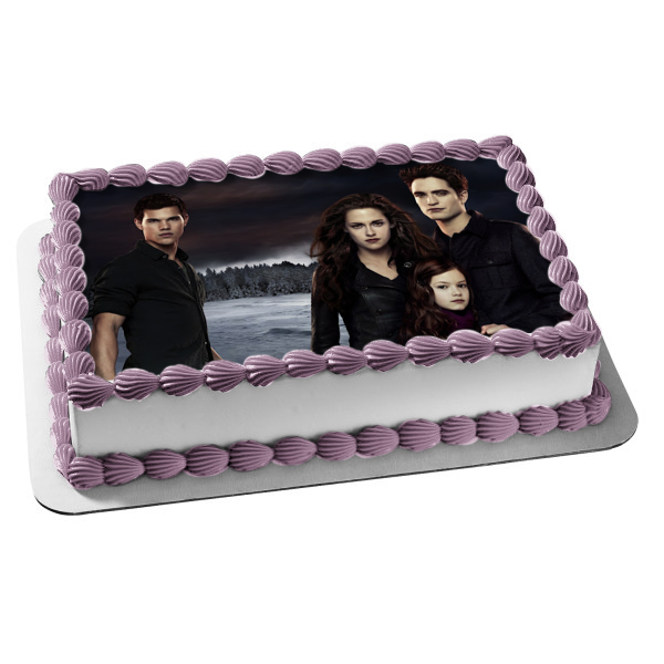 The Twilight Saga: Breaking Dawn Part 2 Jacob Bella Edward Renesme Edible Cake Topper Image ABPID54589