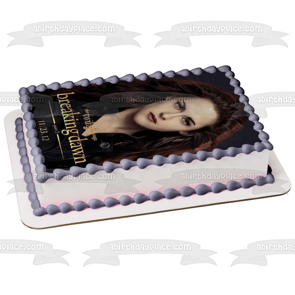 Imagen comestible para decoración de tarta de Bella de la saga Crepúsculo: Amanecer, parte 2, ABPID54590