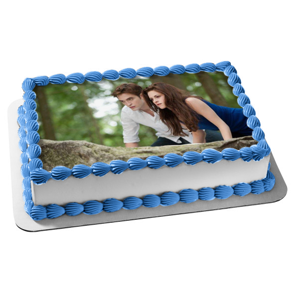 The Twilight Saga: Breaking Dawn Part 2 Edward Bella Edible Cake Topper Image ABPID54595