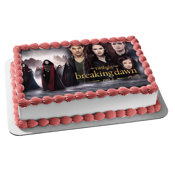 The Twilight Saga: Breaking Dawn Part 2 Renesme Jacob Bella Edward Jane Edible Cake Topper Image ABPID54596