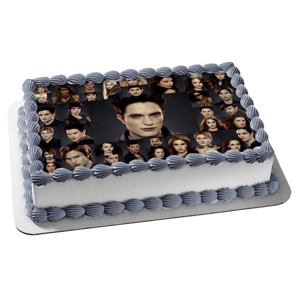 The Twilight Saga: Breaking Dawn Part 2 Edward Alice Jasper Bella Zafrina Edible Cake Topper Image ABPID54597