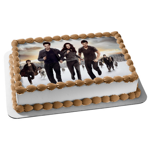 The Twilight Saga: Breaking Dawn Part 2 Bella Jacob Edward Edible Cake Topper Image ABPID54593