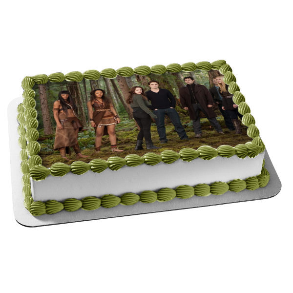 The Twilight Saga: Breaking Dawn Part 2 Zafrina Bella Edward Edible Cake Topper Image ABPID54594