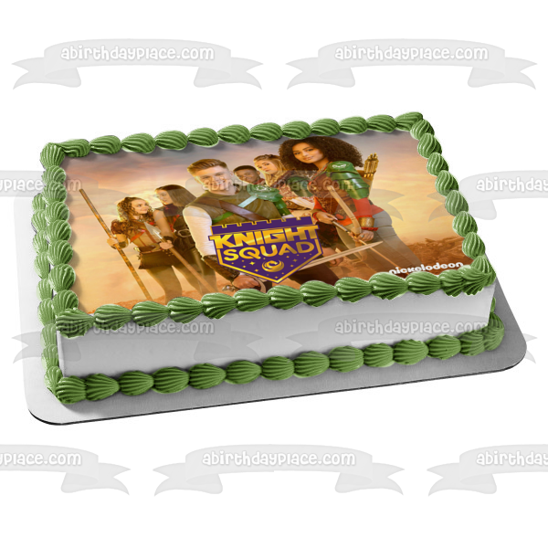 Knight Squad Ciara Arc Sage Buttercup Warwick Prudence Edible Cake Topper Image ABPID54372