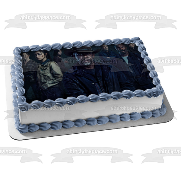 Fear the Walking Dead Morgan Alicia Victor June Al Daniel Edible Cake Topper Image ABPID54455