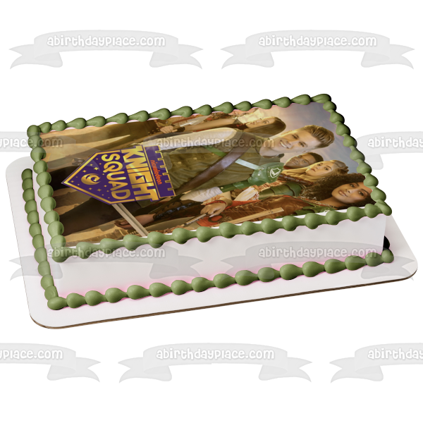 Knight Squad Ciara Arc Sage Buttercup Warwick Prudence Edible Cake Topper Image ABPID54373