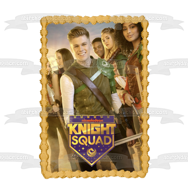 Knight Squad Ciara Arc Sage Buttercup Warwick Prudence Edible Cake Topper Image ABPID54373