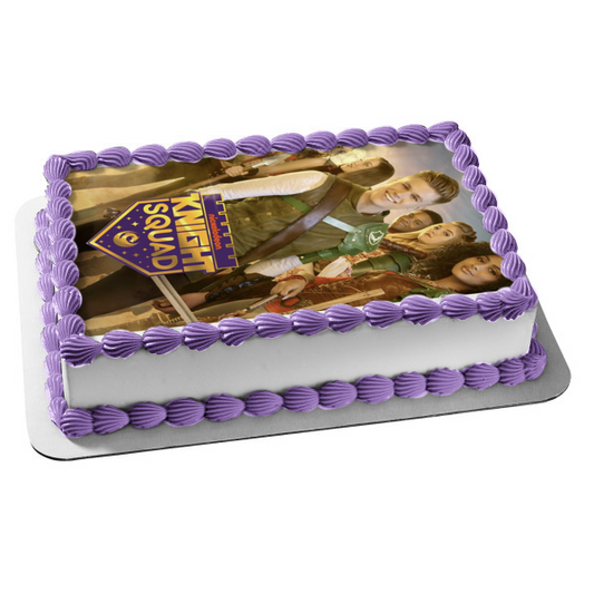 Knight Squad Ciara Arc Sage Buttercup Warwick Prudence Edible Cake Topper Image ABPID54373