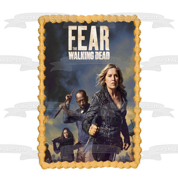 Fear the Walking Dead Morgan Alicia Madison Edible Cake Topper Image ABPID54456