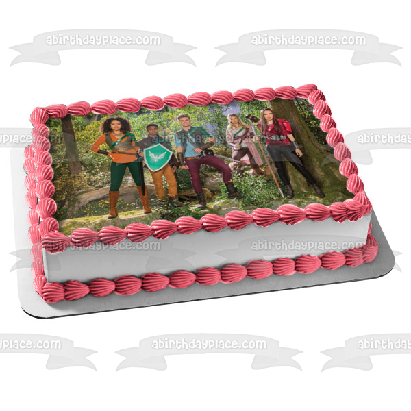 Knight Squad Ciara Arc Sage Buttercup Warwick Prudence Edible Cake Topper Image ABPID54374