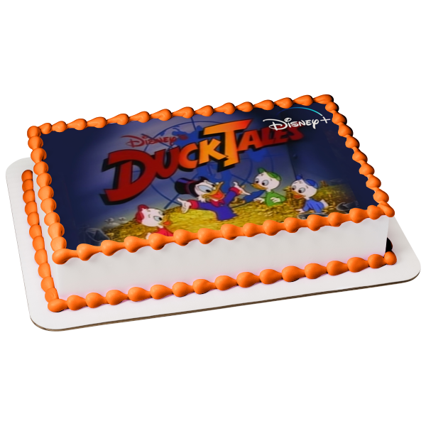 Duck Tales Scrooge McDuck Huey Duey Louie Edible Cake Topper Image ABPID54379