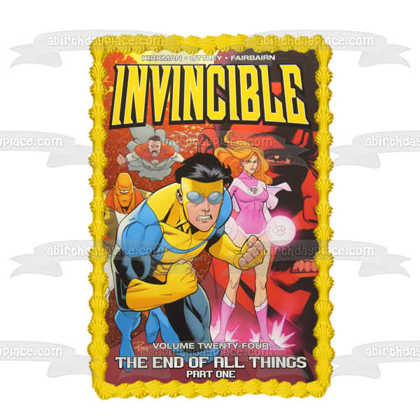 Invincible Omni-Man Samantha Eve Edible Cake Topper Image ABPID54392