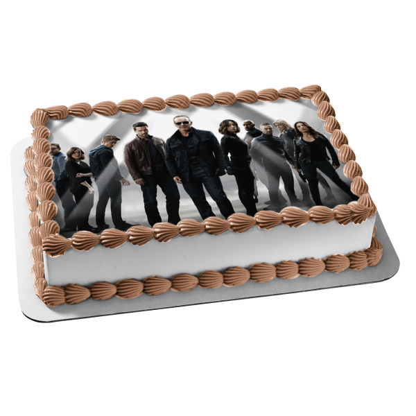 Agents of S.H.I.E.L.D. Daisy Ruby Jemma Melinda Phil Grant Edible Cake Topper Image ABPID54486