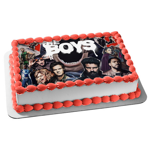 The Boys Billy Hughie Annie Homelander Kimiko Edible Cake Topper Image ABPID54407