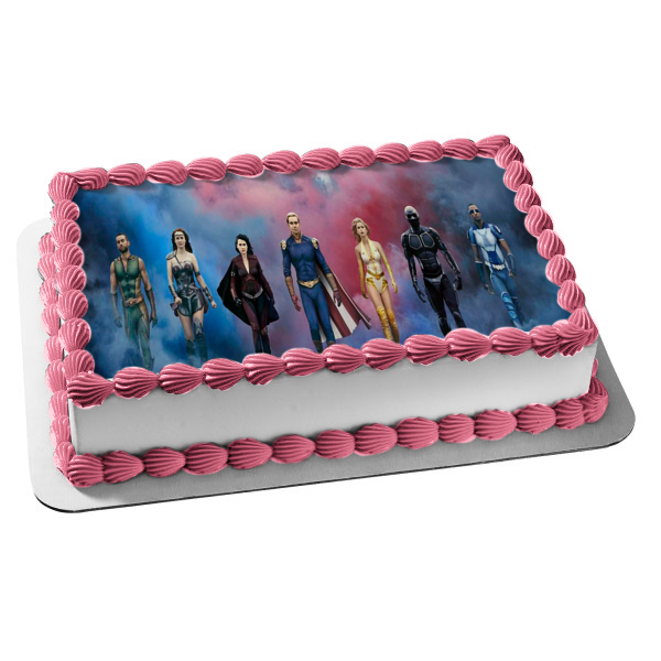 The Boys Billy Hughie Annie Homelander Kimiko Edible Cake Topper Image ABPID54408