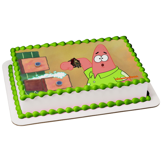 The Patrick Star Show Edible Cake Topper Image ABPID54503