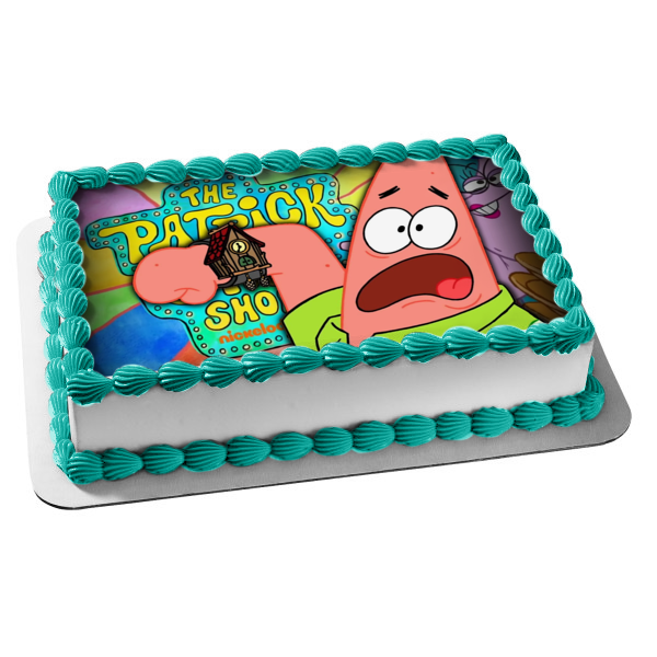 The Patrick Star Show Edible Cake Topper Image ABPID54505