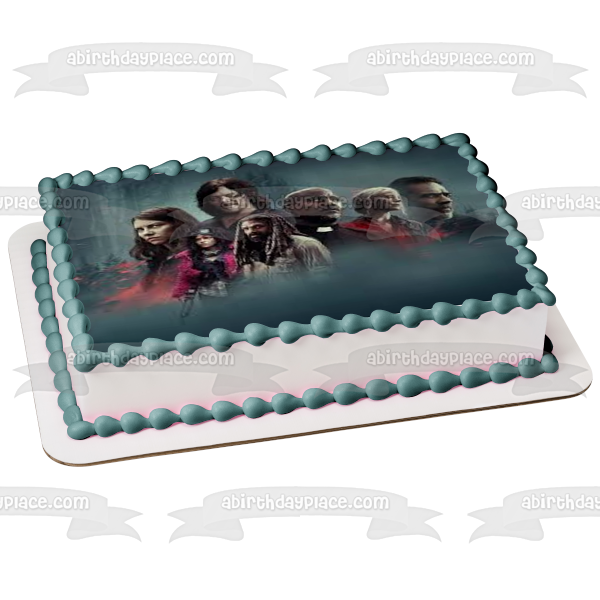 The Walking Dead Maggie Daryl Carol Negan Ezekiel Father Gabriel Princess Edible Cake Topper Image ABPID54428