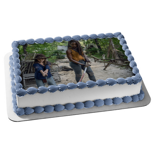 The Walking Dead Michone Judith Edible Cake Topper Image ABPID54441