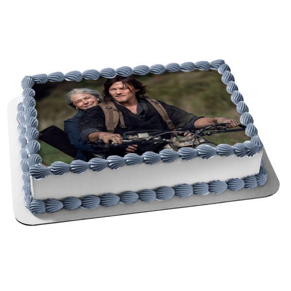 The Walking Dead Carol Daryl Edible Cake Topper Image ABPID54432