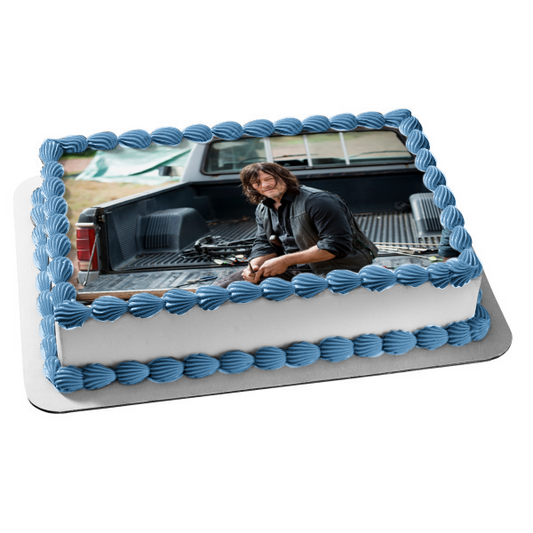 The Walking Dead Daryl Edible Cake Topper Image ABPID54442