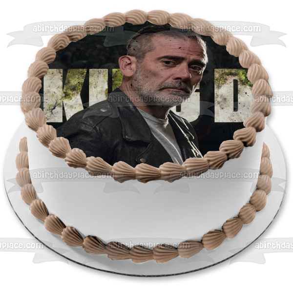 Imagen comestible para decoración de tarta de The Walking Dead Negan ABPID54446 