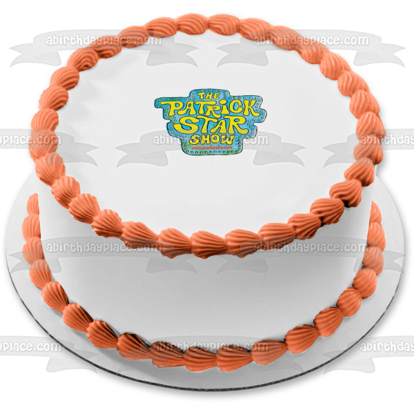 Imagen comestible para decoración de tarta con el logotipo de Nickelodeon de The Patrick Star Show ABPID54507 