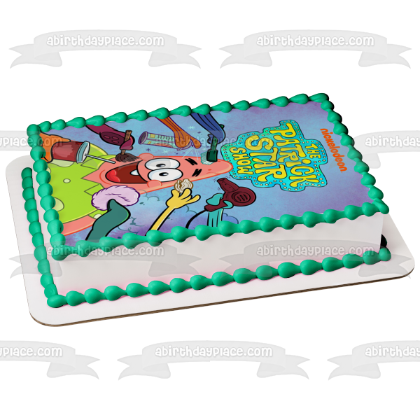 The Patrick Star Show Patrick Edible Cake Topper Image ABPID54510