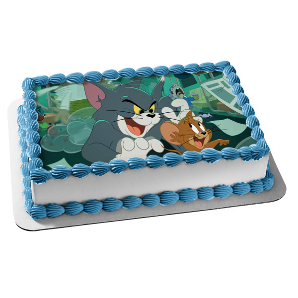 Tom & Jerry design cake - Buy online with Nillavee Cake