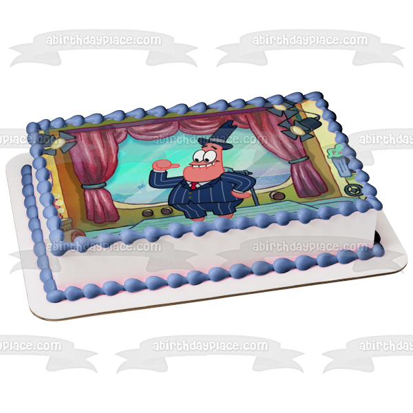 The Patrick Star Show Edible Cake Topper Image ABPID54513