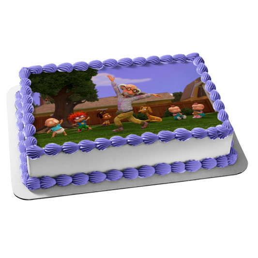 Rugrats Animated Series Tommy Chuckie Phil Lil Susie Grandpa Edible Cake Topper Image ABPID54529