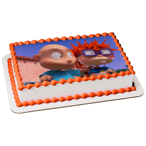 Rugrats Animated Series Chuckie Tommy Edible Cake Topper Image ABPID54531